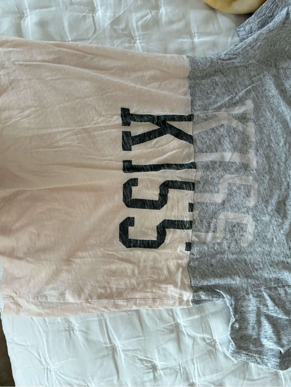 J. Crew Heather Gray Speckled Knit Tee